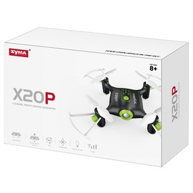 SYMA Mini Drone X20P, One Key Take Off and Landing, 360 Degree Flips, Ages 8+