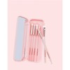 Coringo Coringco Pink Pocket Eye Brush Set 6P 4661605 / 코링코 핑크포켓 아이 브러쉬 세트 6P 4661605
