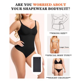 AHENCON 3PC -Women Bodysuit Extender 3 Snap Crotch Extender Add 4" Length Shapewear Bodysuit Extender Removable & Washable