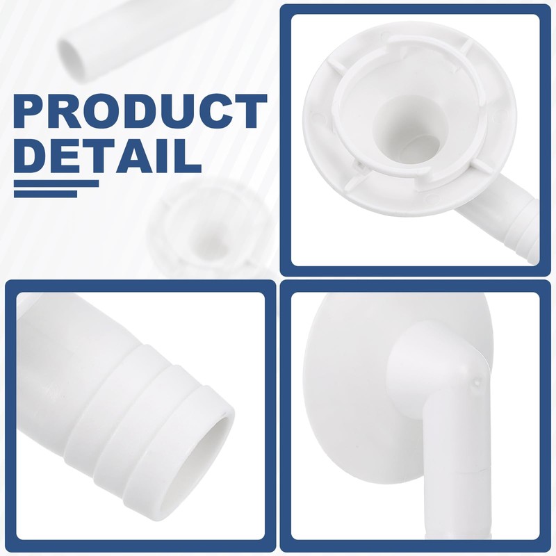 sourcing map 4Pcs Air Conditioner Drain Hose Connector Elbow Fitting