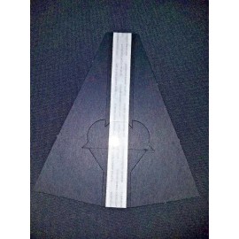 Lineco 7" Self Stick Easel Backs 6/Pkg Black Double Wing