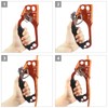 NewDoar Left&Right Hand Ascender Rock Climbing Tree Arborist Rappelling Gear