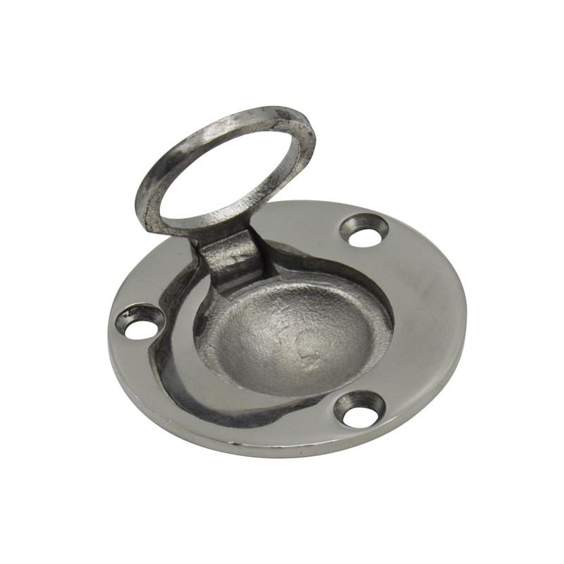 Flush Lifting Ring Pull Handle 50MM (Stainless Steel Recessed Marine