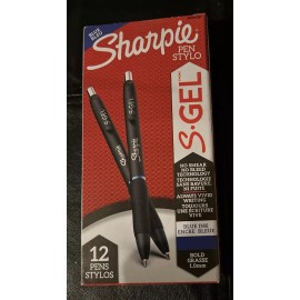 Sharpie S-Gel Gel Pens, Bold Point (1.0Mm), Blue Ink Gel Pen, 12 Count