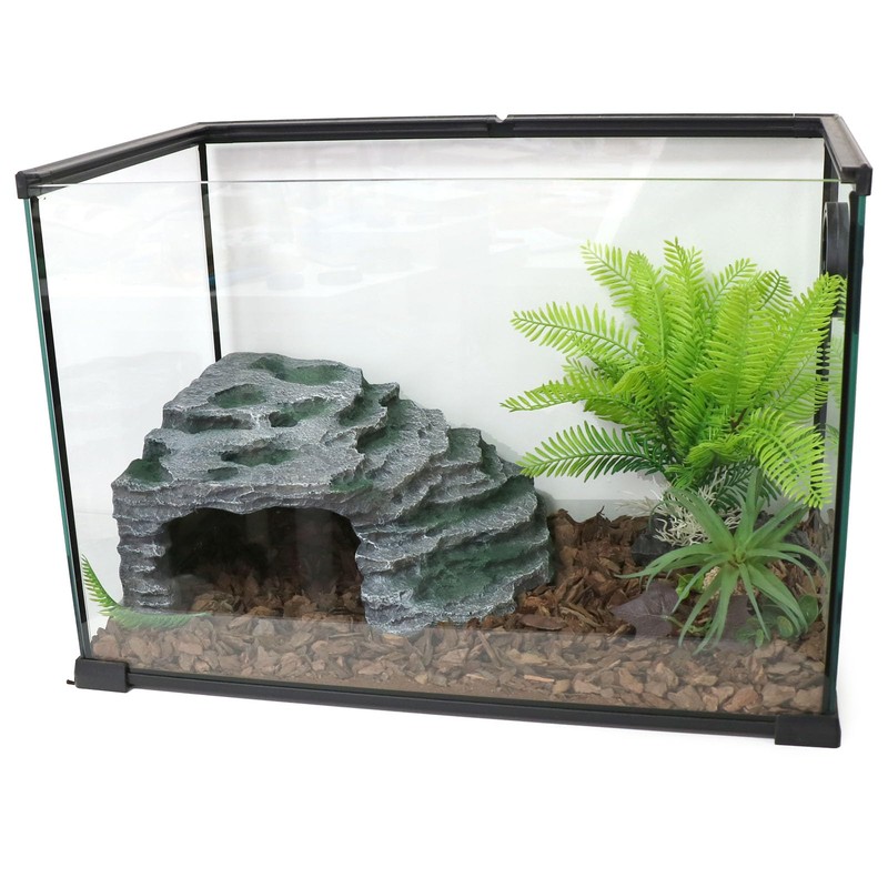Large Reptile Hide Shale Scape Step Ledge, Reptile Cave Hideout,