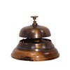 Decoratie Table Bell, Hotel Bell, Vintage Brass 11.9 cm