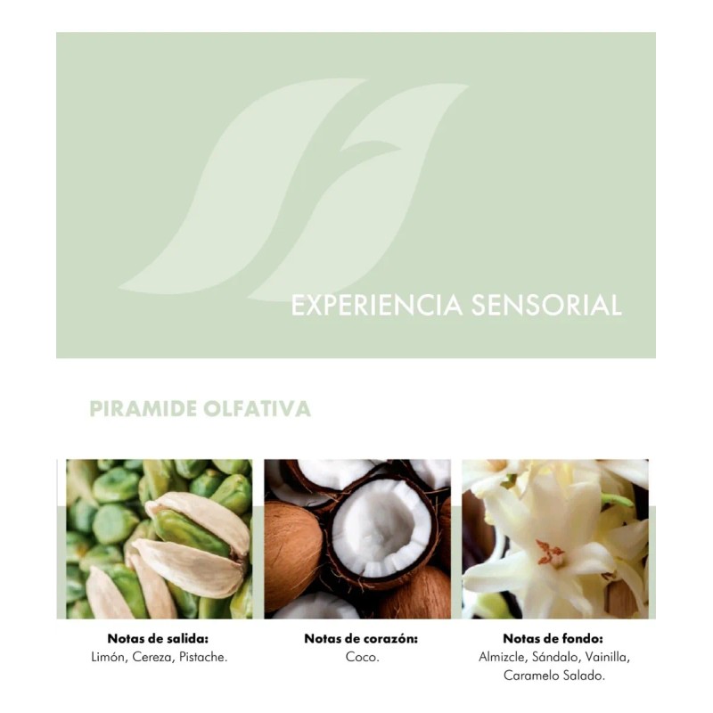 Faramasi Crema Hidratante Sólida Y Jabon De Ducha Pistachio.