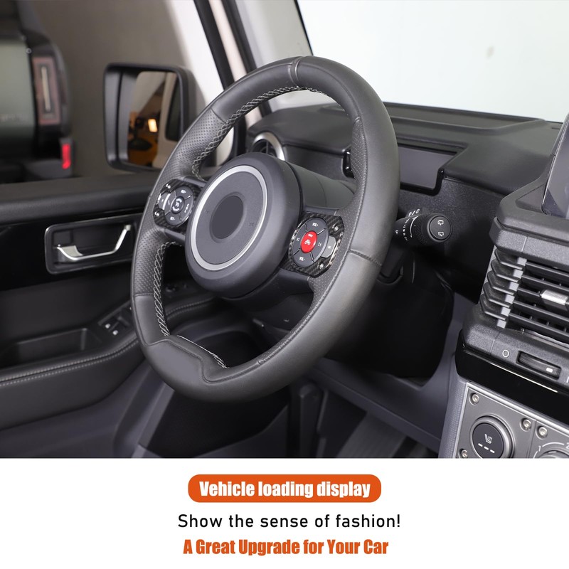 Tumukiw Center Console Button Frame Cover Trim Compatible with INEOS