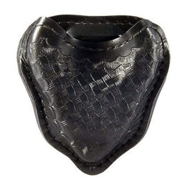 Safariland Bianchi 090-03: Handcuff Pouch Open Top, Basket Weave, Cordovan