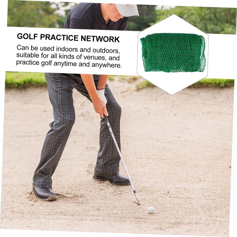 Kisangel Golf Practice Net 2m x 2m Golf Nylon Net