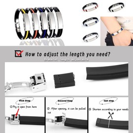 Apus Ion Therapeutic Lympunclog Titanium Wristband, Titanium Detox Lymph Unclog Wristband Adjustable Sugarfirm Titanium Wristband Bracelet For Women Men Jewelry (Black+White)