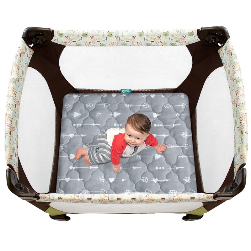 Playard Mattress Cover -for Square Play Yard, Perfect for New