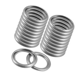 Motoforti Oil Drain Plug Gaskets 35178-30010 12mm Oil Crush Washer Seals for Toyota 4Runner Land Cruiser RAV4 Sequoia Tacoma Tundra Aluminum Alloy