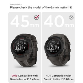 Miimall Sport Band for Garmin Instinct E 45mm, Waterproof, Men Women 22mm Soft Silicone Replacement Band Bracelet Adjustable Watch Strap for Garmin Instinct E, Blue