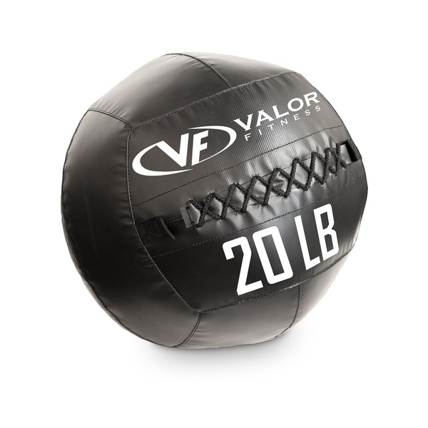Valor Fitness WBP Wall Ball Pros/Medicine Balls for Strength and Conditioning and Cross Training Workout and Other Core Exercise Equipment - Multiple Weight Ball Options Available