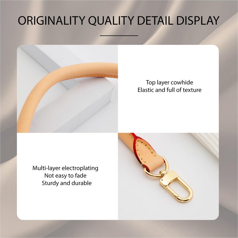 Doxo Vachetta Cowhide Replacement Strap for Speedy, 27.5”, Beeswax