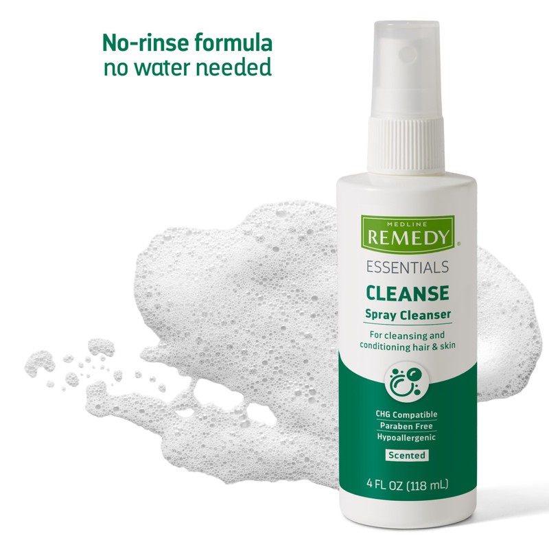 Medline Remedy Essentials Spray Cleanser (4 fl oz Spray), 1