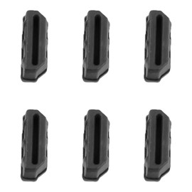 ChasCoCo 6 Pcs HDMI Receptacle Receiver Connector Socket Protective Cover Dust Cap Black