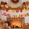 Autumn Decorations, 2Pcs Hello Autumn Banner, Harvest Festival Decorations