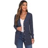 GRECERELLE Cardigan for Women Open Front Button Down Ribbed Knit