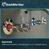 SharkBite Max 1/2 x 1/4 Inch Compression Angle Stop Valve,