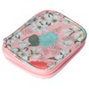 Storage Bag Waterproof Oxford Cloth Pink Lily Portable Household Daily