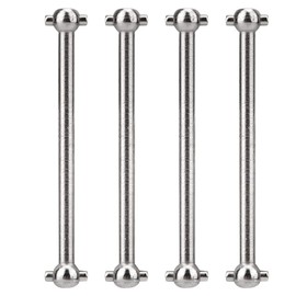 4pcs RC Car Drive Shaft, Metal Dog Bone Drive Shaft Replacement Accessories for WLtoys 1/18 RC Car Parts