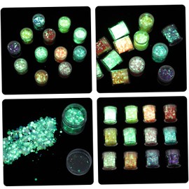 TOVINANNA Glitter Sequins for Nail Face Makeup Color of Chunky Hair Glitter for Festivals Parties and Crafts