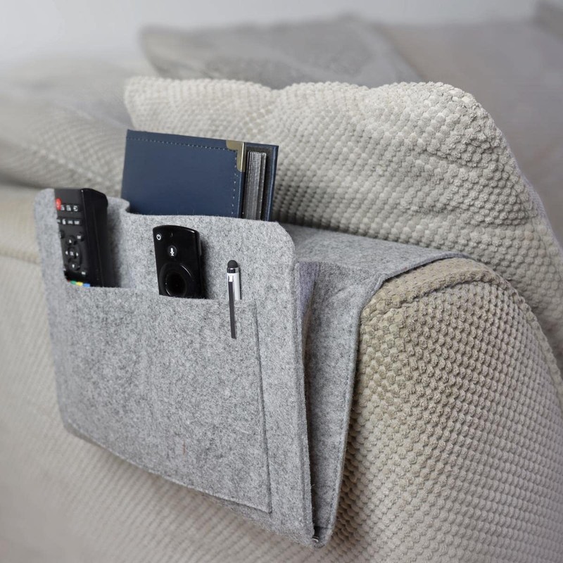 igadgitz home U7218 Bed Storage Pocket, Sofa Storage Pocket, Bedside