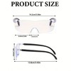 1pc Portable 300% Magnifying Glass – Large Lens Frameless Handheld