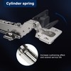 Furniware Pack of 4 Soft Close Hinges for Kitchen Cupboards,Kitchen