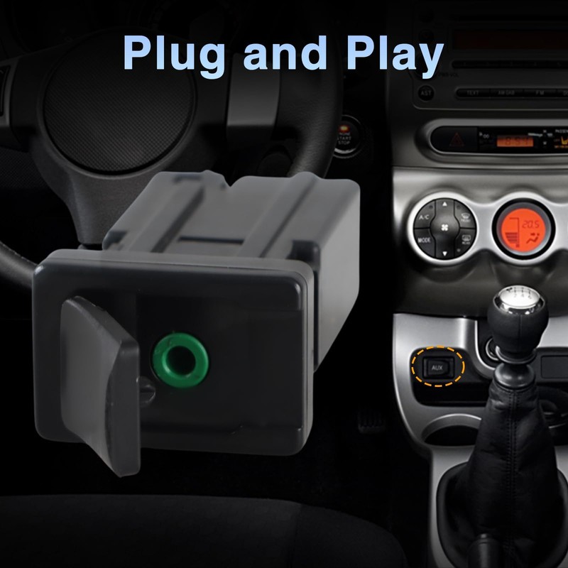 KPALAG Aux Port Input Auxiliary Jack Audio Stereo Adapter Compatible