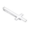 Asienice Classic Cross Tie Clip Silver Tie Clip in the