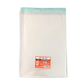 カクケイ CPP袋 クリアパック テープ付 40ミクロン 100枚 240×330mm