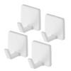 Yamazaki 5668 Film Hooks, S, Set of 4, White, Approx.
