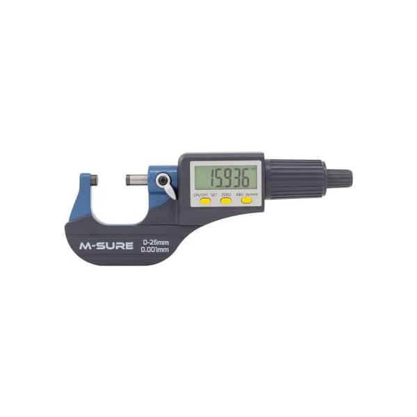 M-SURE MS-110-025 Digital Micrometer 25mm (1 inch) MS-110 Series