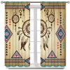 DDCBNS Aztec Feather Curtains,Vinta
