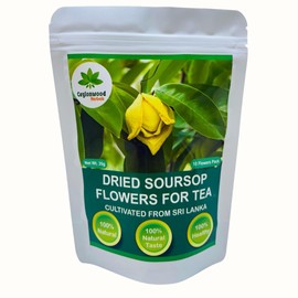 10 Organic Dried Soursop Flowers (Graviola, Annona Muricata) – Premium Quality, Handpicked & Carefully Dried – Ideal for Herbal Tea & Infusions