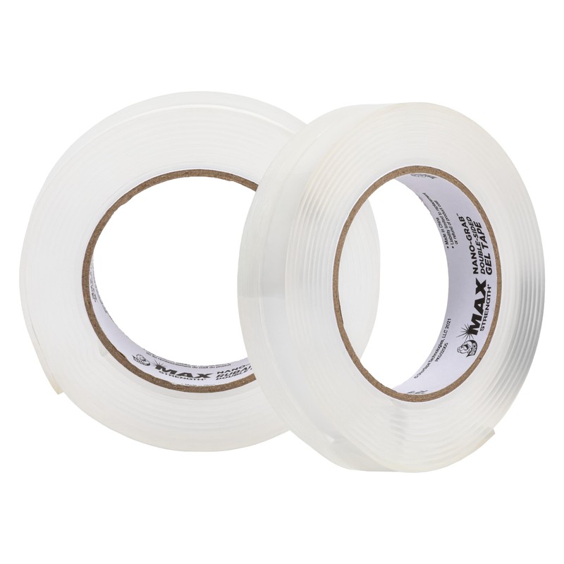 Duck Max Strength Double-Sided Gel Tape with Nano-Grab Technology, Heavy