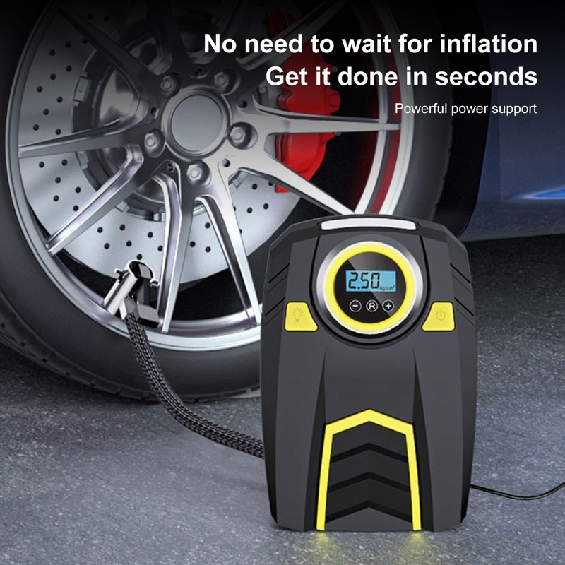 Portable Air Compressor,Car Tire Inflator | Compact Multi-Function Accessories for