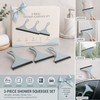 3-Piece Shower Squeegee Set for Glass Cleaning – Multipurpose Water