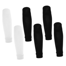 Sosoport 3 Pairs Sports Boys Socks Youth Leg Sleeve Soccer Calf Sleeve Shin Guards Shin Guards for Protective Wear for Soccer Leg Sleeves Football Polyester