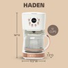 Haden Coffee Machine, 12 Cup Programmable Drip Coffee Maker with