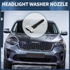 INFINAUTO Headlight Washer Nozzle Front Passenger Side Headlight Headlamp Washer