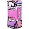 SANRIO My Melody Kuromi Fleece Throw Blanket - 45'x60' Pink