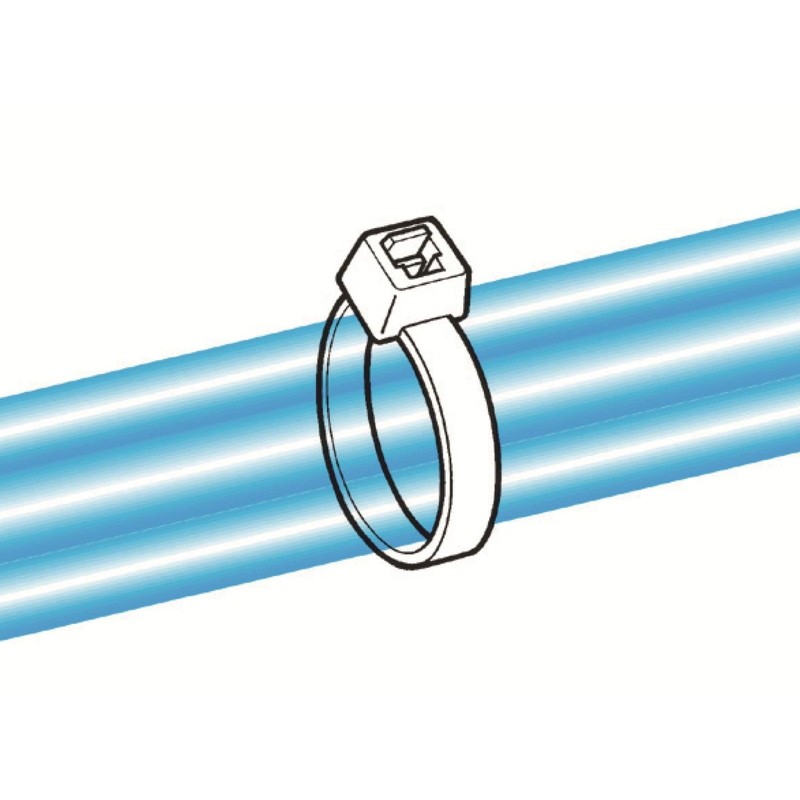 HELLERMANN TYTON KABELBINDER 150X3,5MM T30R-PA66-RD 100ST