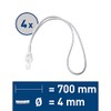 Sprenger Sail Embedder With Hook, length:70cm