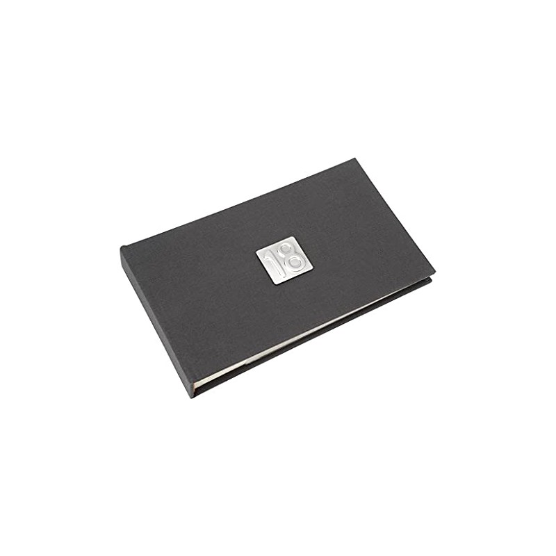 18th Birthday Grey Photo Album for men (Hold Forty 6x4