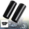 Unbranded 2" Extended Fork Slider Covers Black For Harley Electra