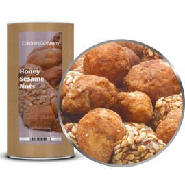 1 x 650g Butter Nuss Mix mit Erdüsse in Sesam karamelisiert mit Cashew Mandel Haselnuss Macadamia Pecannuss Honig und Butter vegetarisch